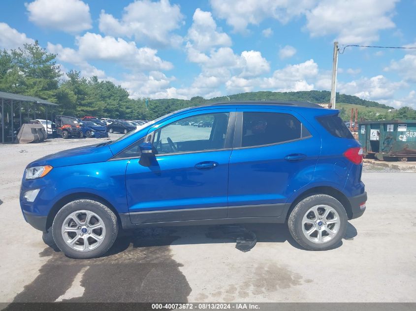 2020 Ford Ecosport Se VIN: MAJ6S3GL6LC388740 Lot: 40073672