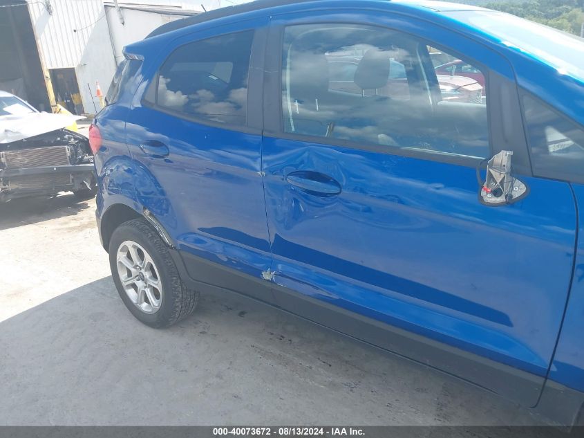 2020 Ford Ecosport Se VIN: MAJ6S3GL6LC388740 Lot: 40073672