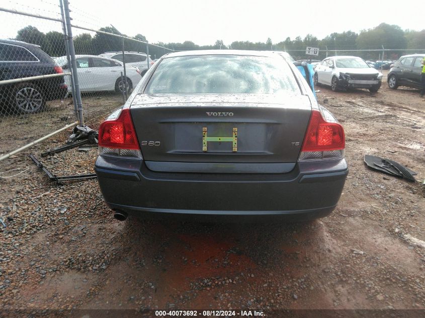 2006 Volvo S60 T5 VIN: YV1RS547062554720 Lot: 40073692