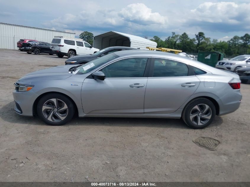 2019 Honda Insight Ex VIN: 19XZE4F51KE024045 Lot: 40073716