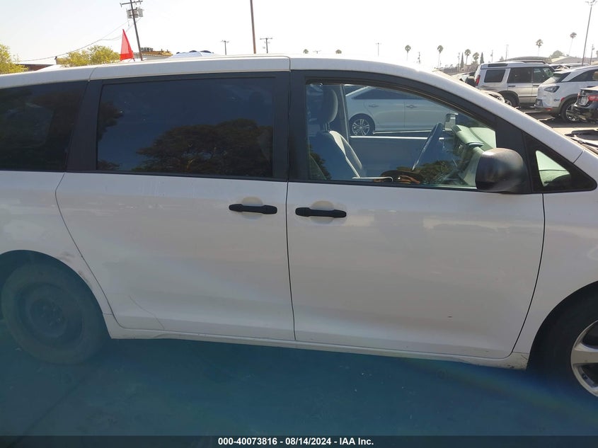2016 Toyota Sienna L VIN: 5TDZK3DC4GS759734 Lot: 40073816