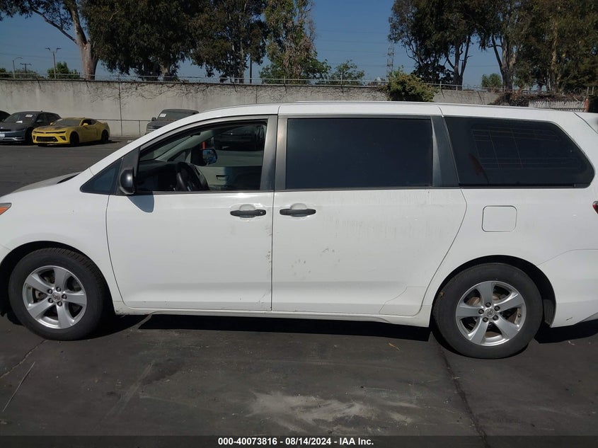 2016 Toyota Sienna L VIN: 5TDZK3DC4GS759734 Lot: 40073816