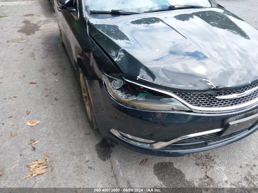 2015 Chrysler 200 C VIN: 1C3CCCEGXFN512294 Lot: 40073850