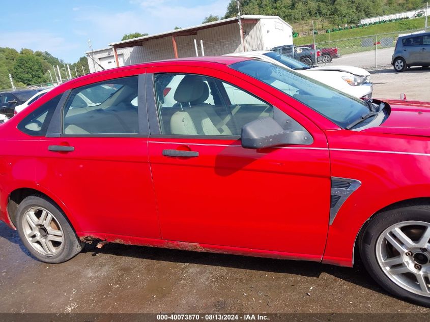 2008 Ford Focus Se VIN: 1FAHP35N38W230361 Lot: 40073870