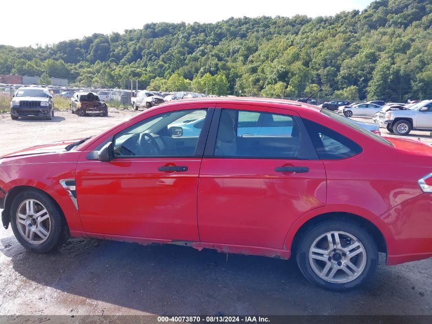 2008 Ford Focus Se VIN: 1FAHP35N38W230361 Lot: 40073870