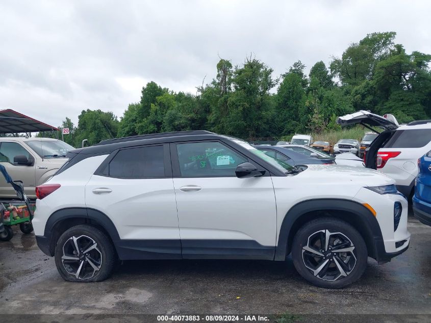 2022 Chevrolet Trailblazer Awd Rs VIN: KL79MUSL4NB051780 Lot: 40073883