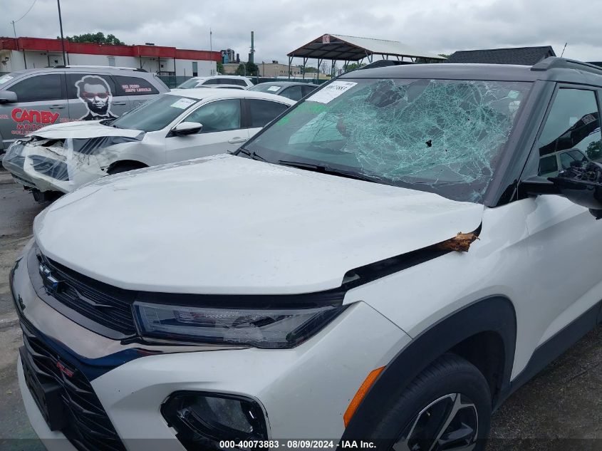 2022 Chevrolet Trailblazer Awd Rs VIN: KL79MUSL4NB051780 Lot: 40073883