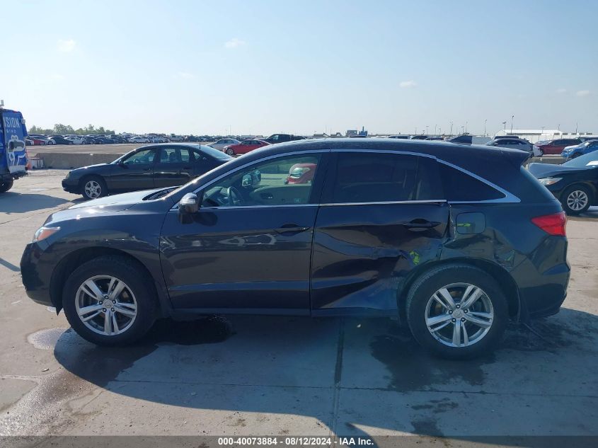 2013 Acura Rdx VIN: 5J8TB4H34DL017015 Lot: 40073884