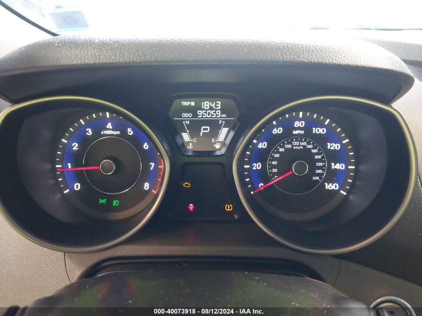 2011 Hyundai Elantra Limited VIN: 5NPDH4AE4BH013545 Lot: 40073918