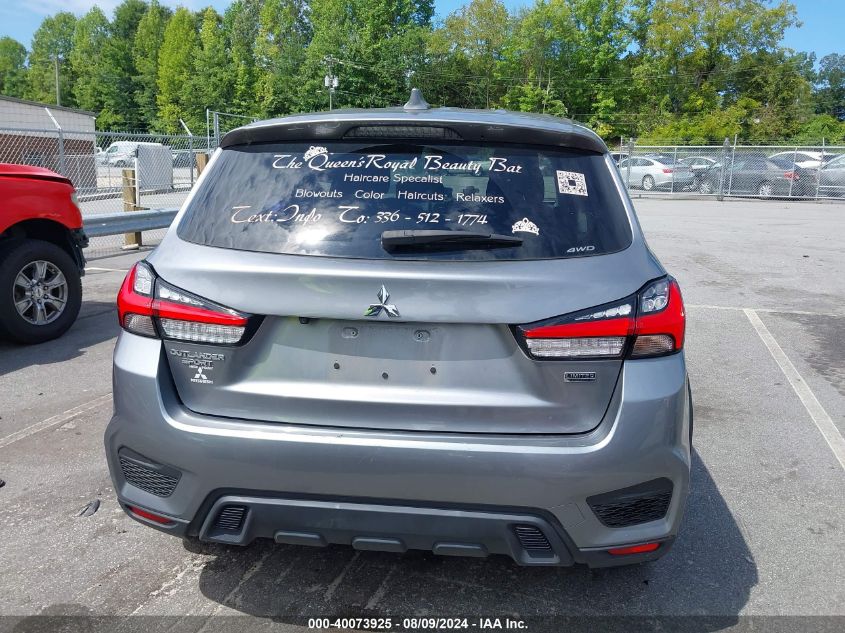 2022 Mitsubishi Outlander Sport 2.0 Le Awc VIN: JA4ARUAUXNU016204 Lot: 40073925