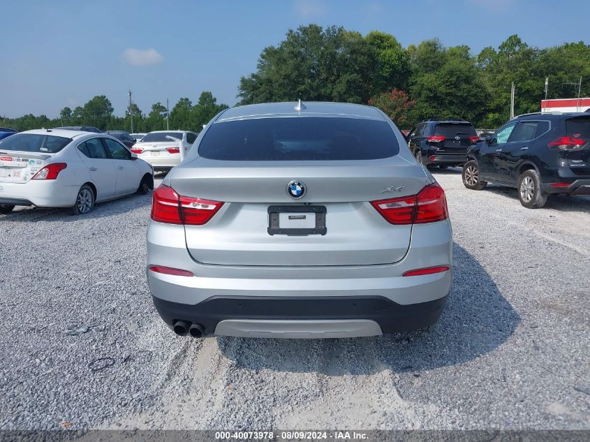 2016 BMW X4 xDrive28I VIN: 5UXXW3C55G0M90417 Lot: 40073978