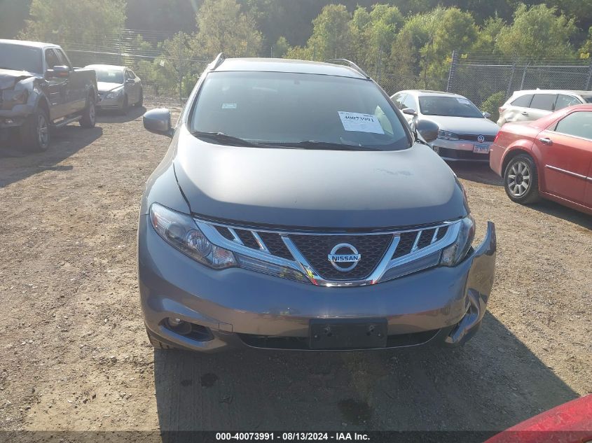 2014 Nissan Murano Le/S/Sl/Sv VIN: JN8AZ1MW7EW527945 Lot: 40073991