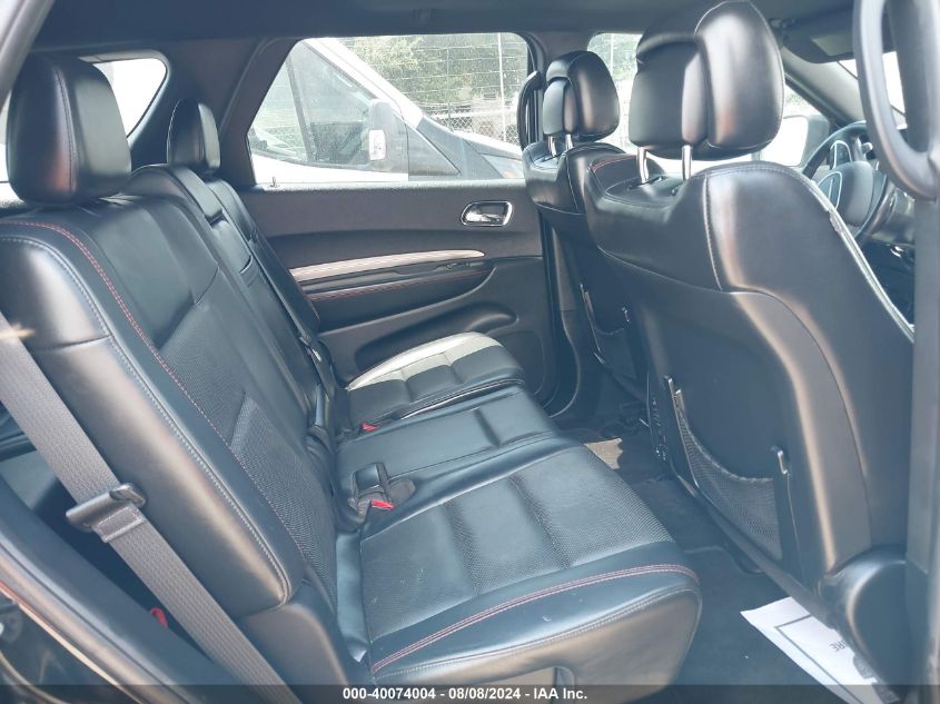 2017 Dodge Durango R/T Rwd VIN: 1C4SDHCT7HC757618 Lot: 40074004