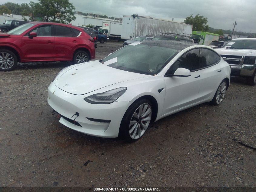 5YJ3E1EB2KF487365 2019 TESLA MODEL 3 - Image 2