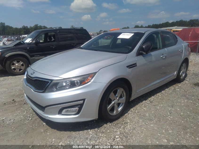 2015 Kia Optima Lx VIN: 5XXGM4A70FG503380 Lot: 40074027