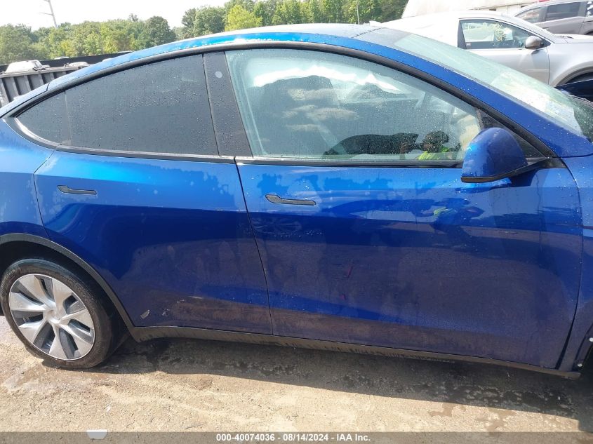 2020 Tesla Model Y Long Range Dual Motor All-Wheel Drive VIN: 5YJYGDEE5LF010393 Lot: 40074036