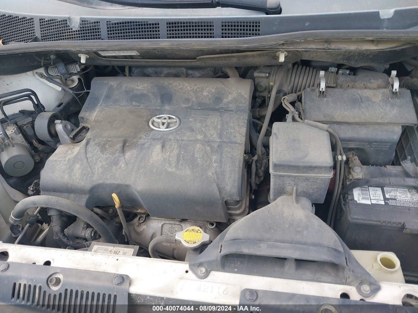 2012 Toyota Sienna Le V6 8 Passenger VIN: 5TDKK3DC6CS225016 Lot: 40074044