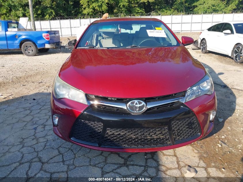 2016 Toyota Camry Se VIN: 4T1BF1FK3GU531228 Lot: 40074047