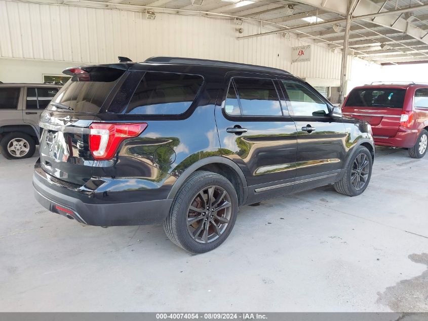 2017 Ford Explorer Xlt VIN: 1FM5K7D83HGB61739 Lot: 40074054