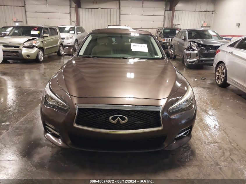 2015 Infiniti Q50 Hybrid Premium VIN: JN1AV7AR4FM850178 Lot: 40074072