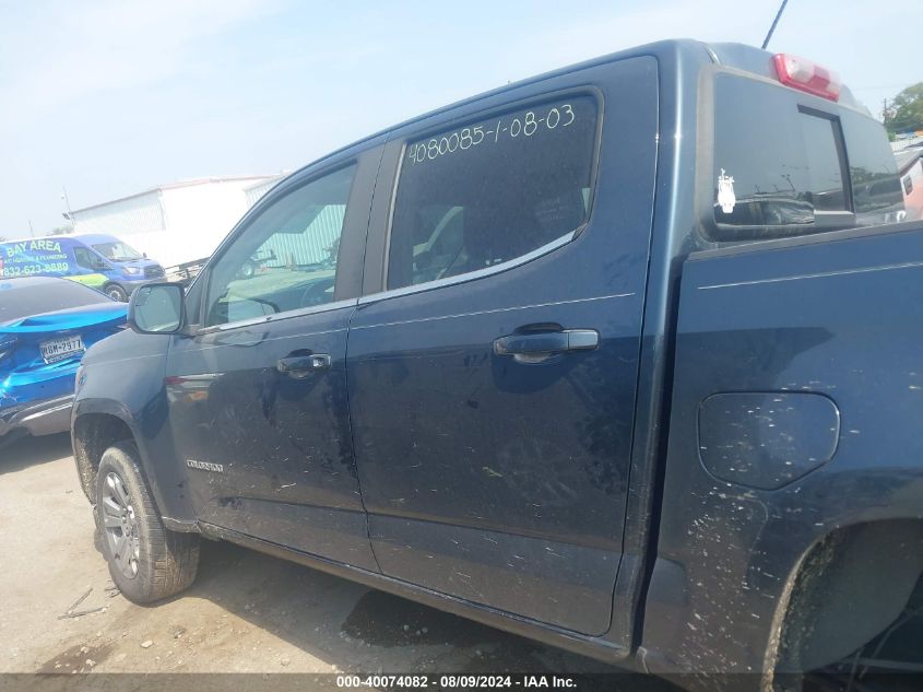 2019 Chevrolet Colorado Lt VIN: 1GCGSCEN8K1166147 Lot: 40074082