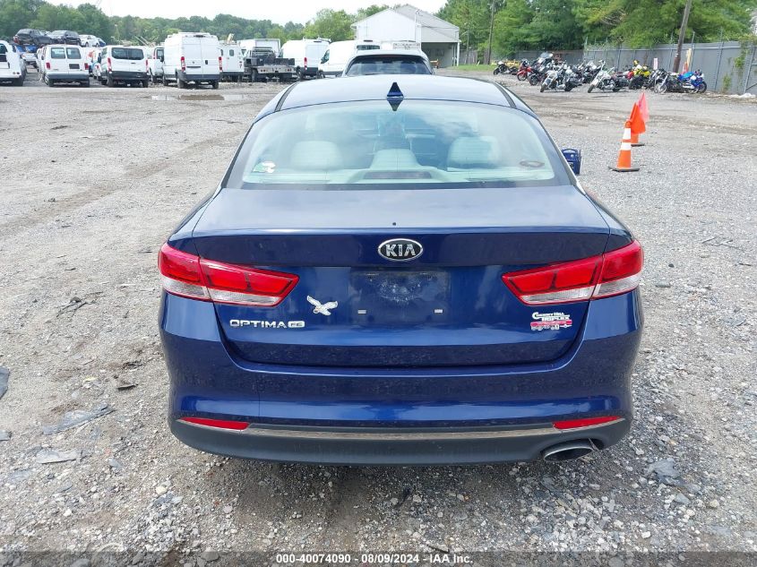 2016 Kia Optima Lx VIN: 5XXGT4L32GG109409 Lot: 40074090