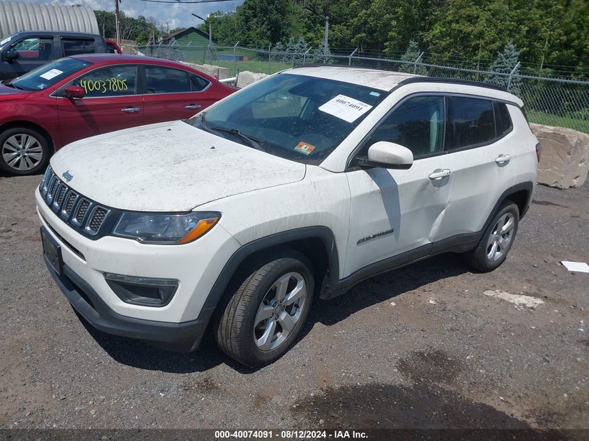 VIN 3C4NJDBB2HT680121 2017 JEEP NEW COMPASS LATITUDE 4X4