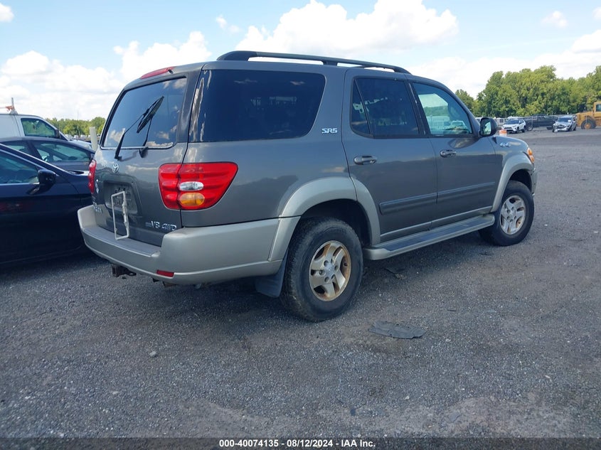 2004 Toyota Sequoia Sr5 V8 VIN: 5TDBT44AX4S223305 Lot: 40074135