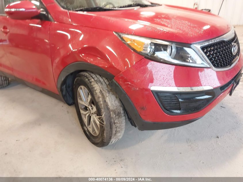 2015 Kia Sportage Lx VIN: KNDPB3AC0F7750775 Lot: 40074136