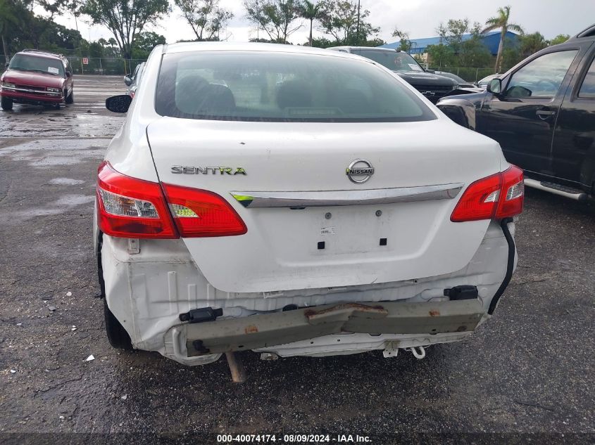 2019 Nissan Sentra S VIN: 3N1AB7AP2KY307085 Lot: 40074174