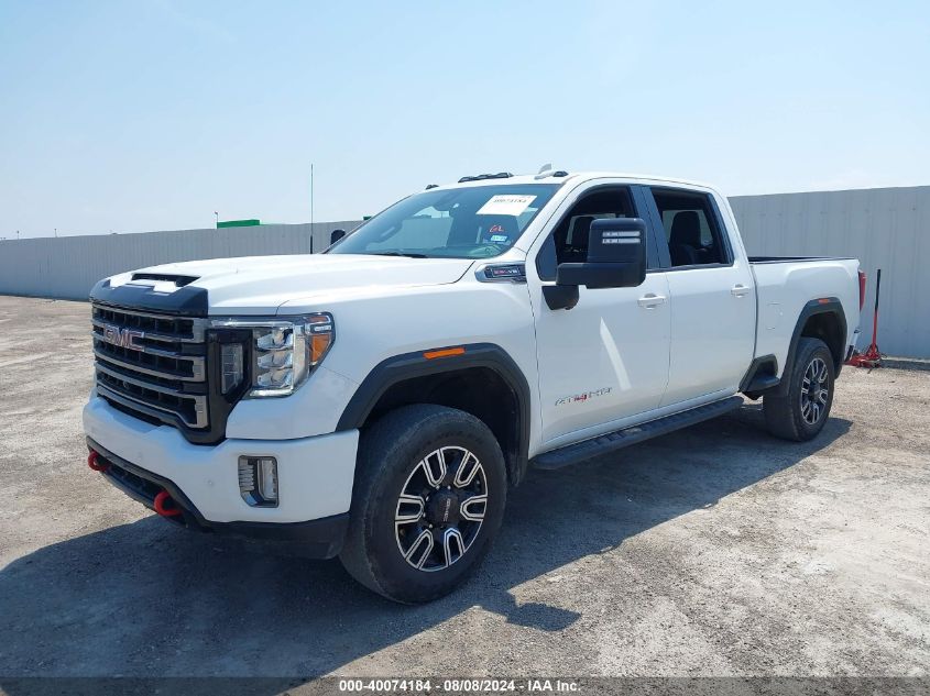 2021 GMC Sierra 2500Hd 4Wd Standard Bed At4 VIN: 1GT49PE73MF177604 Lot: 40074184