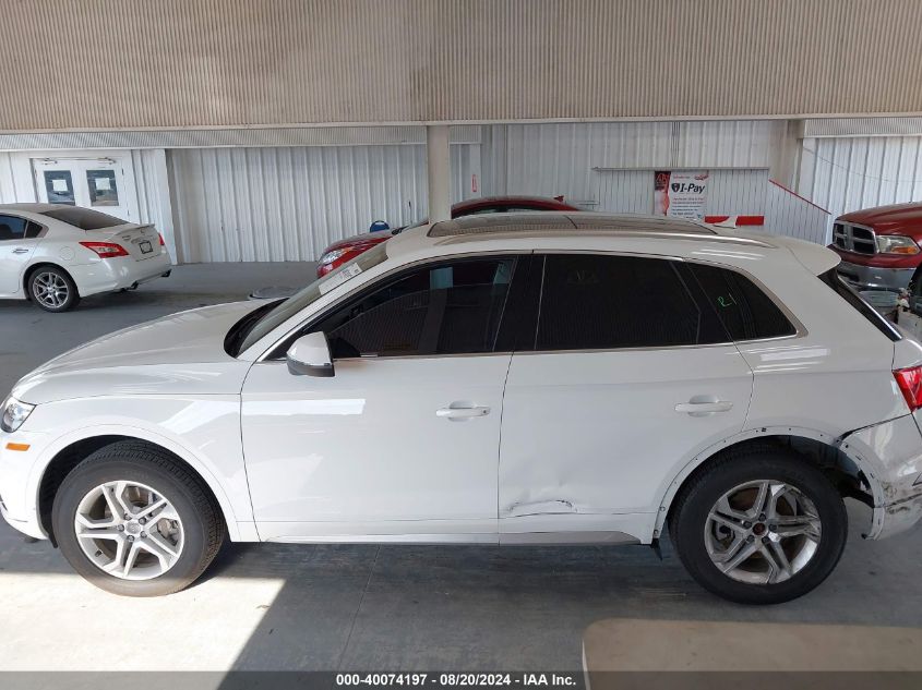 2019 Audi Q5 Premium VIN: WA1ANAFY1K2074277 Lot: 40074197