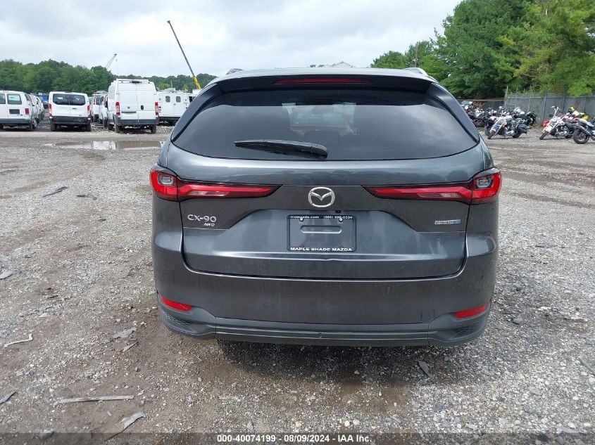 2024 Mazda Cx-90 Phev Preferred VIN: JM3KKBHA1R1152332 Lot: 40074199