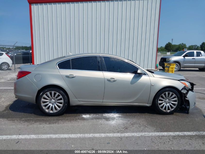 2011 Buick Regal Cxl VIN: W04GW5EV8B1074336 Lot: 40074226