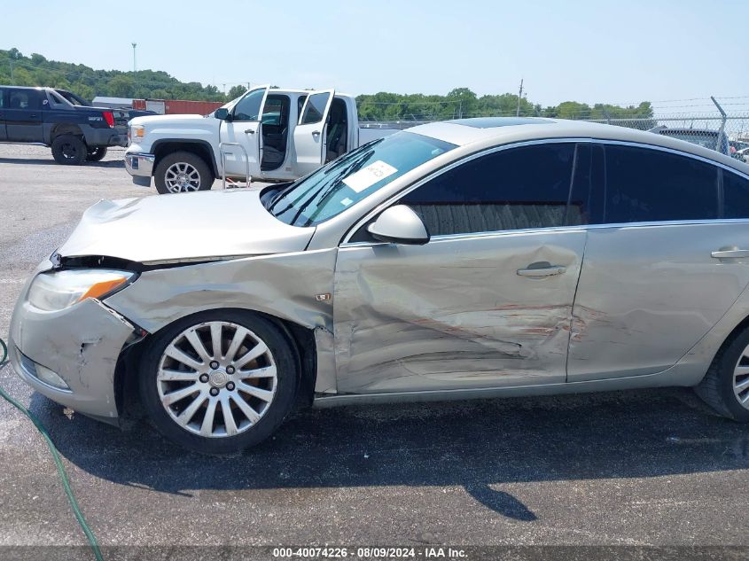 2011 Buick Regal Cxl VIN: W04GW5EV8B1074336 Lot: 40074226