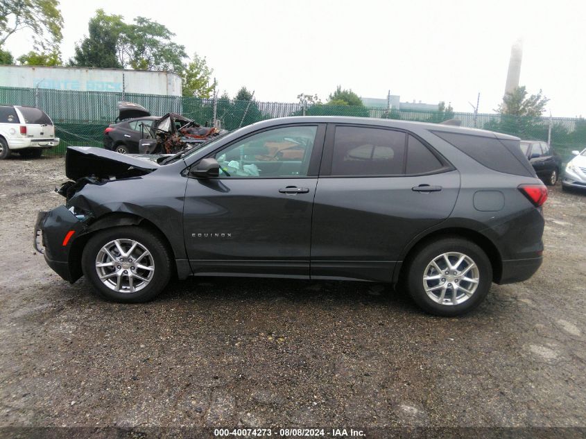 2022 Chevrolet Equinox Awd Ls VIN: 3GNAXSEV3NS103839 Lot: 40074273