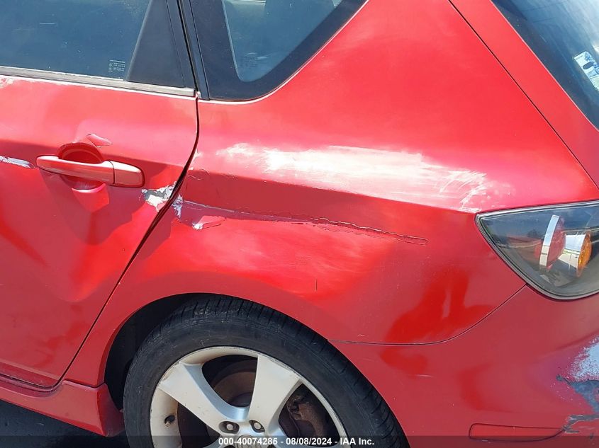 2005 Mazda Mazda3 S VIN: JM1BK343851222070 Lot: 40074285