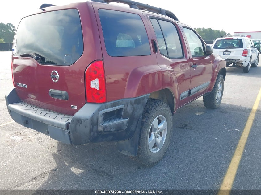 2005 Nissan Xterra Off Road/S/Se VIN: 5N1AN08W45C613447 Lot: 40074298