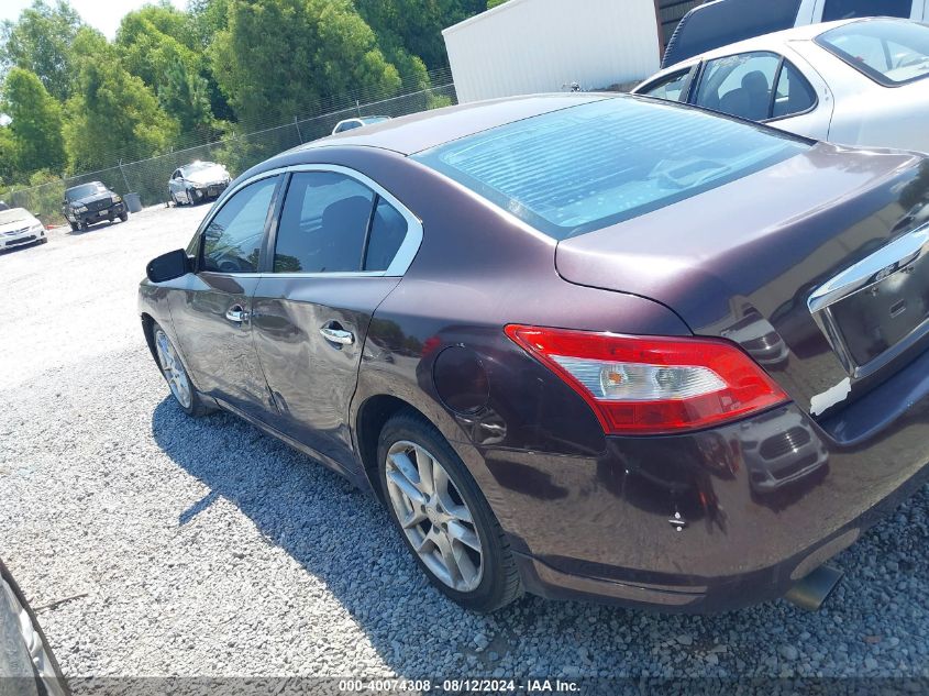 2010 Nissan Maxima 3.5 S VIN: 1N4AA5AP5AC826925 Lot: 40074308