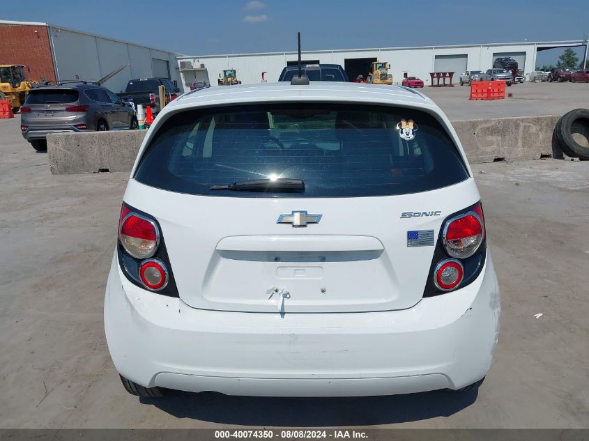 2016 Chevrolet Sonic Ls Auto VIN: 1G1JA6SH1G4112485 Lot: 40074350