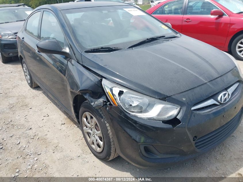 2012 Hyundai Accent Gls VIN: KMHCT4AE9CU237097 Lot: 40074387