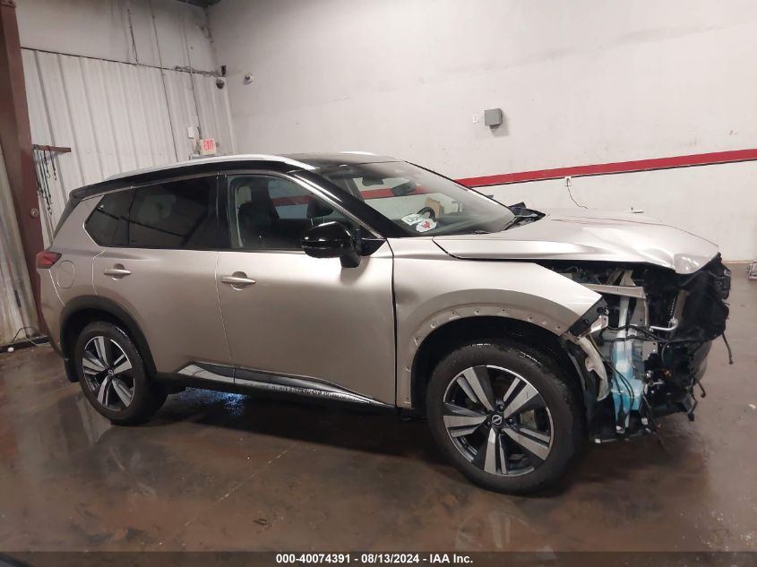 2022 Nissan Rogue Platinum Intelligent Awd VIN: JN8BT3DD2NW275246 Lot: 40074391