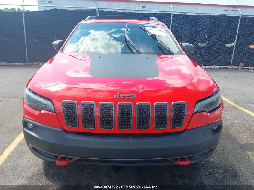 2019 Jeep Cherokee Trailhawk 4X4 VIN: 1C4PJMBX5KD352094 Lot: 40074392