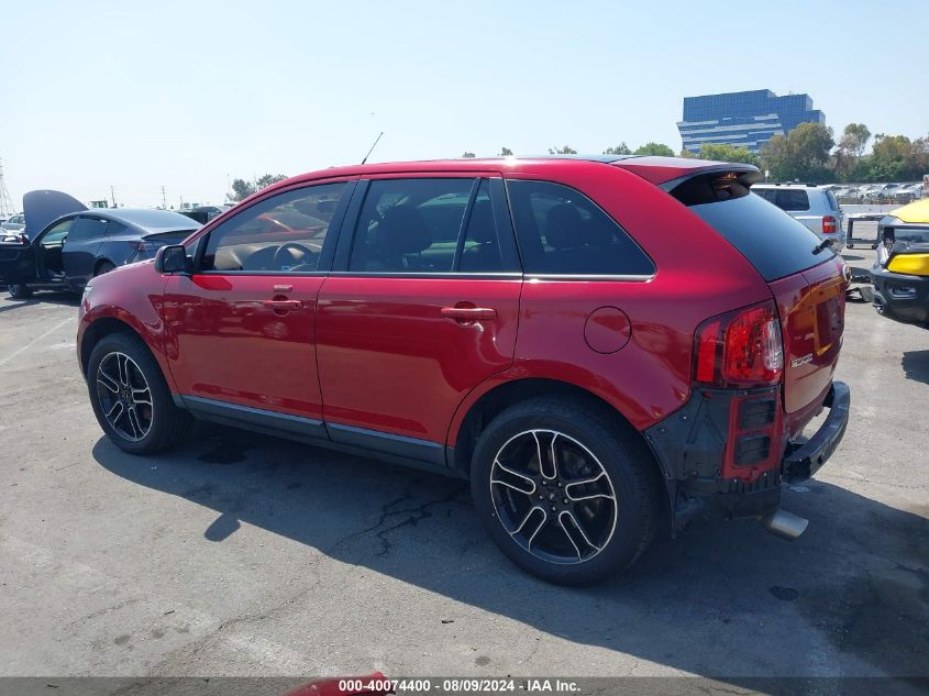 2013 Ford Edge Sel VIN: 2FMDK3JC8DBB70533 Lot: 40074400