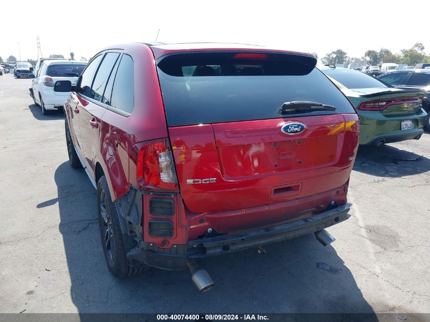 2013 Ford Edge Sel VIN: 2FMDK3JC8DBB70533 Lot: 40074400