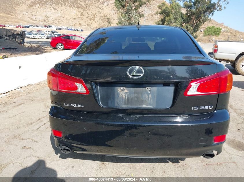 2010 Lexus Is 250 VIN: JTHBF5C29A5128029 Lot: 40074419