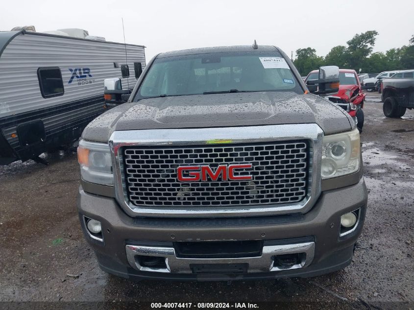 2015 GMC Sierra 2500Hd Denali VIN: 1GT120EG5FF550577 Lot: 40074417