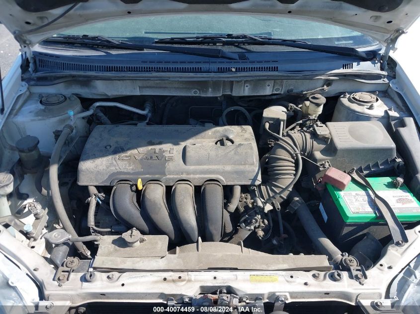 2003 Toyota Corolla Le VIN: JTDBR32E830010787 Lot: 40074459