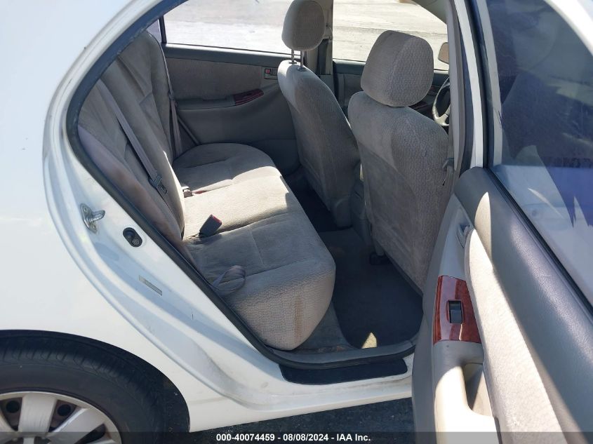 2003 Toyota Corolla Le VIN: JTDBR32E830010787 Lot: 40074459