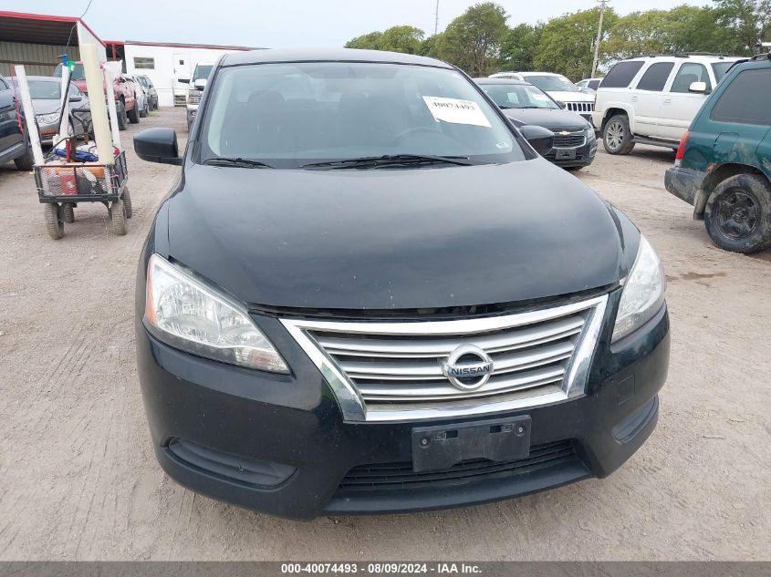 2013 Nissan Sentra Sv VIN: 3N1AB7AP6DL672207 Lot: 40074493